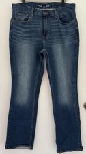 OLD NAVY Jeans Mens 36x34 Blue Denim Zip Fly Boot-Cut Built-In Flex Mid-Rise