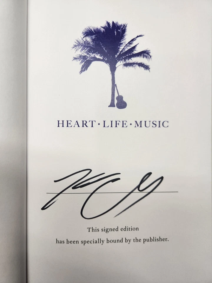 AUTOGRAPHED KENNY CHESNEY SIGNED HEART LIFE MUSIC 1ST ED HC BOOK 2025 AUTOGRAPH Foto 2 de 4