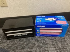 2X  Kobalt Mini Tool Box Black & Pink 546239