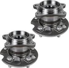 Pair 512284 Rear Wheel Bearing and Hub Assembly Compatible with 2004-2013 Toy...