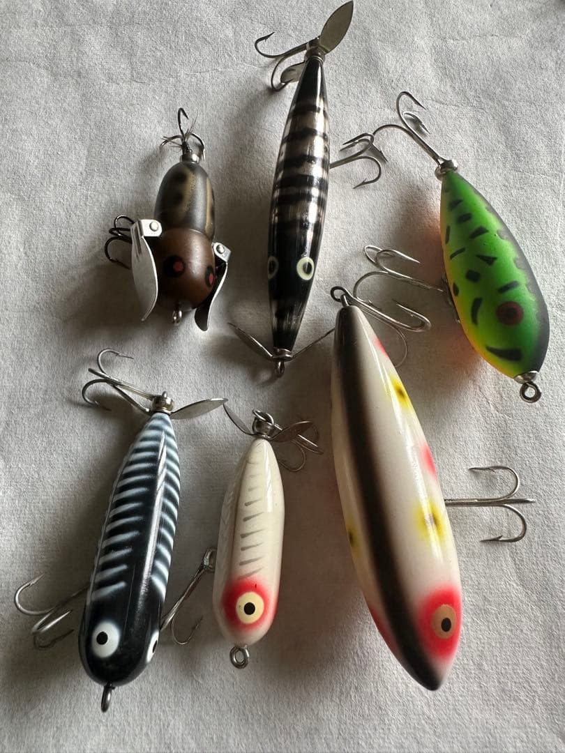 Doraku Heddon ZEAL Old Lure Set in Original Box Fish Fishing Bait Used - Image 6