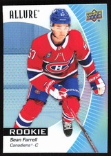 2023-24 Upper Deck Allure Sean Farrell Rookie Montreal Canadiens #143