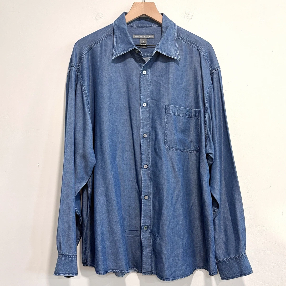 Saks Fifth Avenue Regular Fit Button-Down Dress Shirts for Men for