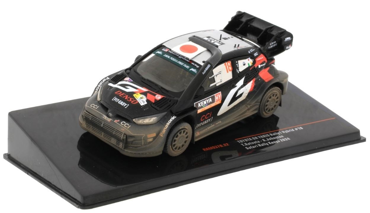 Toyota Yaris Rally1 WRC 2024 réplique de voiture miniature de rallye 1/43 IXO