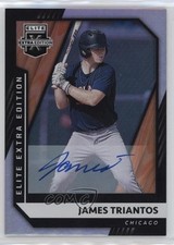2021 Panini Elite Extra Edition Signatures James Triantos #56 Auto 16jo