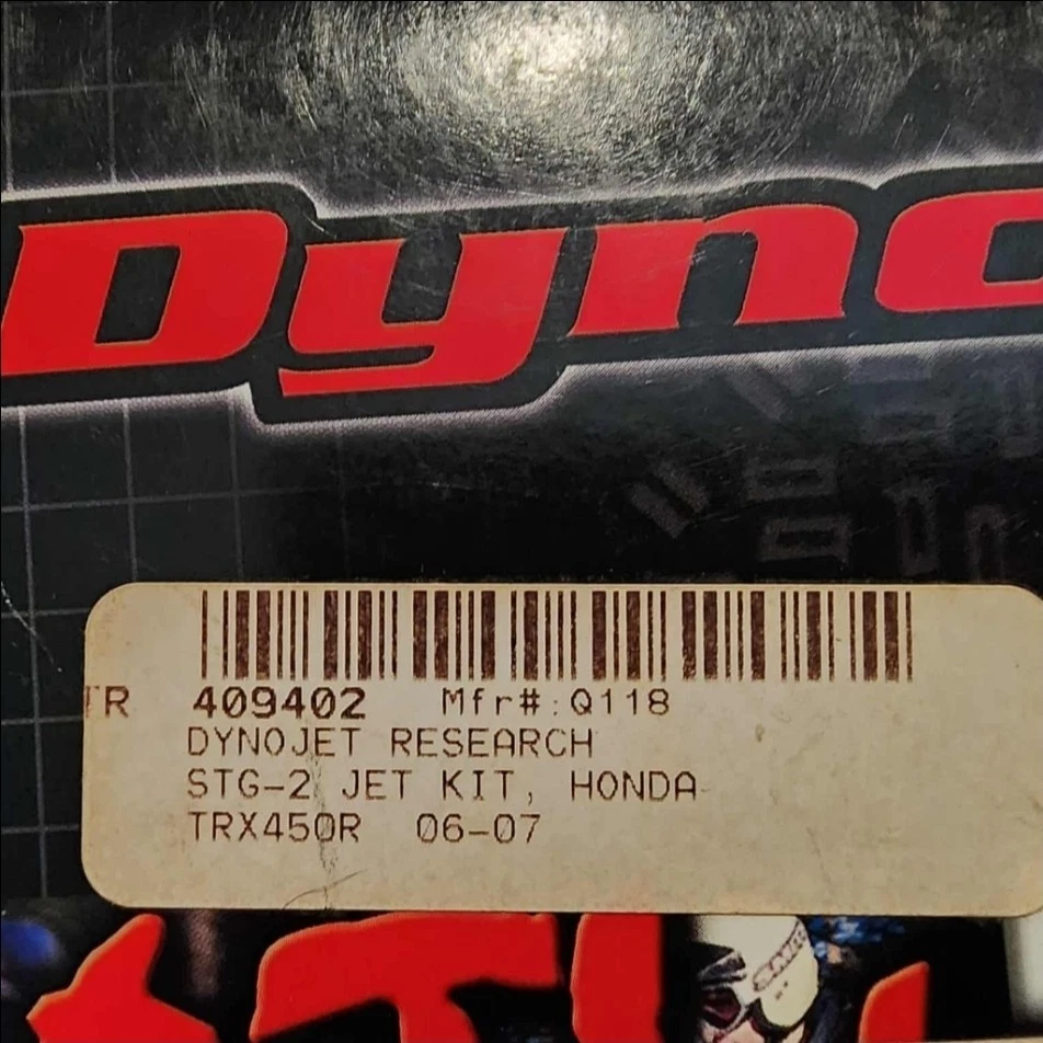 Dynojet Q118 409402 Etapa 2 Jet Kit Honda TRX450R 2006-2014 Nuevo Foto 2 de 4