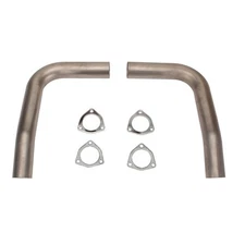 Speedway Motors Tight-Tubes Block Hugger Header Extension Kit, Stainless Steel