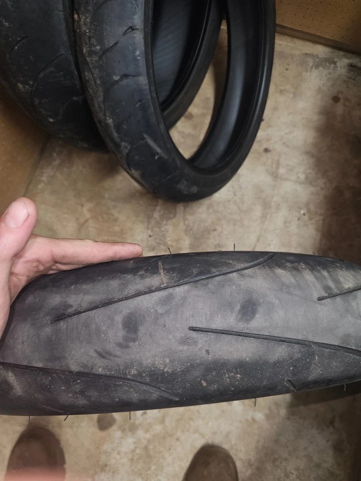 Honda CBR500R 2017 18 19 rueda delantera llanta rotor recto verdadero bueno Foto 3 de 3