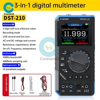 FNIRSI 2C23T 2C53T Digital Oscilloscope Multimeter Function Signal Generator