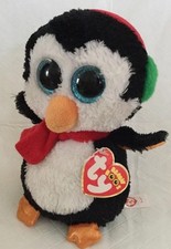 Ty Beanie Boos - 6" NORTH the PENGUIN - 2014 Christmas - With Tags Plush