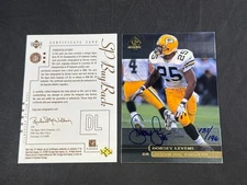 2000 UD SP AUTHENTIC DORSEY LEVENS '98 SPA BUYBACK AUTO 131/196 PACKERS W/ COA