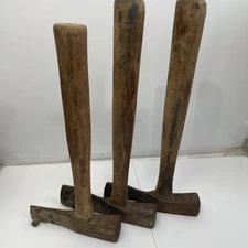 VINTAGE Lot Of 3 AJC ROOFING HAMMER W/ SHINGLE RAZOR & GAUGE ASG27