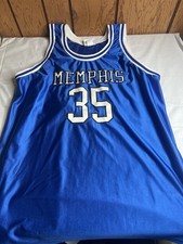 University Of MEMPHIS - State - Vintage #35 Basketball Jersey - Larry Kenon XXL