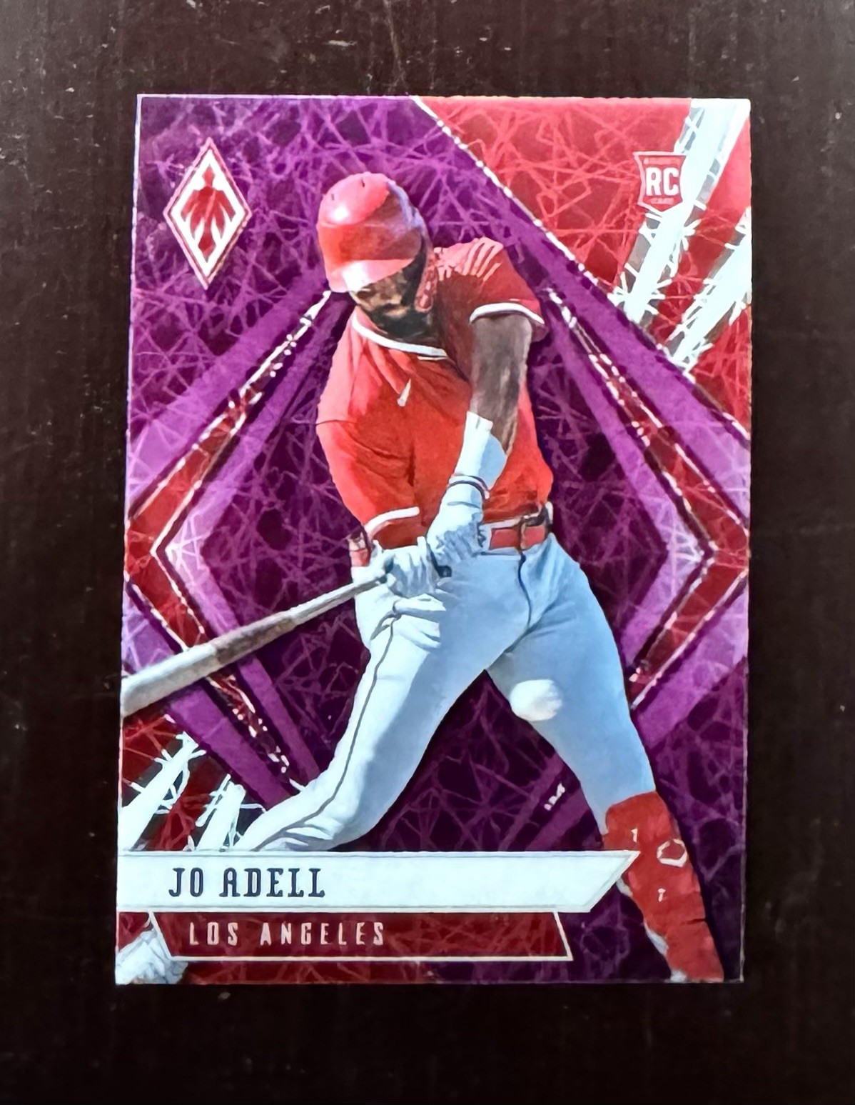 2021 Panini Chronicles - Phoenix Jo Adell #7 Purple Velocity (RC)