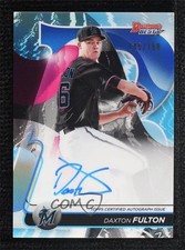 2020 Bowman's Best of Blue Refractor 145/150 Dax Fulton Daxton #B20-DF Auto 0c31