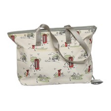 Radley, Handtasche, Unisex (Erwachsene), Beige/Rot/Grün, 28, 13, 26 cm #OGl