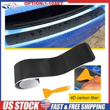 Carbon Fiber Accessories Rear Guard Bumper Sticker Panel Protector For BMW 1-5X