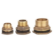Brass Rain Barrels Adapter Threaded Fitting For Water Tanks Water Tap Connector