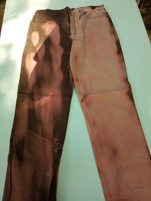 Gloria Vanderbilt Women's Acid Wash Stretch Jeans Brown/Pink Size 10
