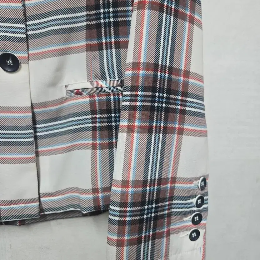 Andersson Bell Check Pattern Blazer Jacket S - image 5