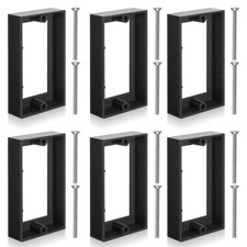 6Pcs 1/2" Single Gang Outlet Box Extender Electrical with Black