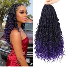 Bohemian Curly Crochet Hair 14" - 8 Packs for Black Women