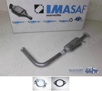 Imasaf Auspuff Mitteltopf+ZubehöR für Renault Clio I 1.8 16V+Williams 1991-1998