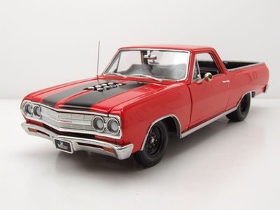 Chevrolet El Camino Pick Up Drag Outlaw 1965 rot schwarz Modellauto 1:18 Acme