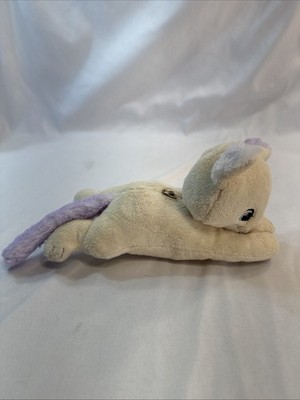 Wind Up Musical Yellow Purple White Lying Kitten Plush Works