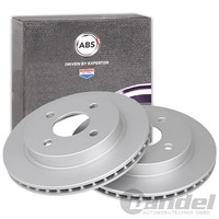 2X A.B.S. Bremsscheiben 253Mm Hinten Passend FüR Ford Cougar Mondeo Scorpio