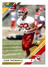 Juan Thornhill 2019 Donruss RC #280 Kansas City Chiefs