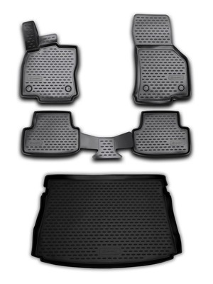 Element 3D Floor Mats Set Fits Hyundai Equus (VI) Saloon | 2010 - 2016