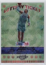 2019 Contenders Optic Lottery Ticket Red Cracked Ice Prizm PJ Washington Jr 2rd