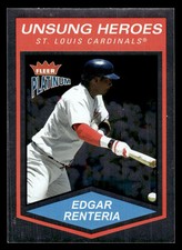 2004 Fleer Platinum #179 Edgar Renteria Finish #/100