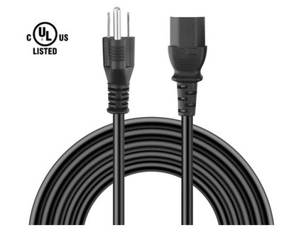 UL 6ft AC Power Cord For HP EliteDesk 800 G4 G5 G6 SFF Small Form Factor Desktop