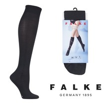 Damen Kompressionsstrümpfe FALKE Strong Leg Energizer schwarz verschiedene Größen - 1 Paar