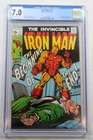 Iron Man #17 CGC Graded 7.0 OW/W pages Marvel Comics 9/69