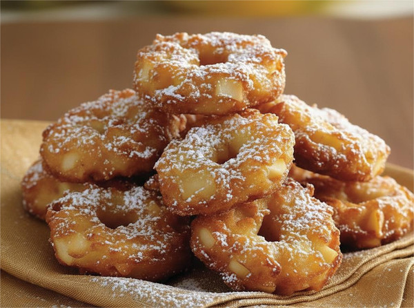 Keto Manzana Buñuelos Donuts Tratar Sin Azúcar Sin Gluten