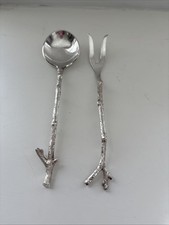 Michael Aram Twig Collection Silver Plated Se...