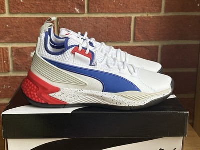 New Puma Uproar Palace Guard Size 9 Mens Red White Blue Sneakers NIB Shoes