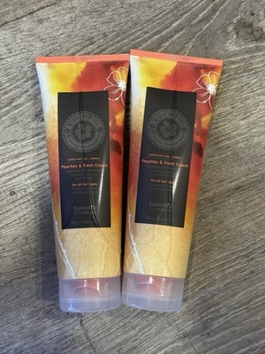 2 Pack! Tweak'd by Nature Peaches & Fresh Cream Cleansing Hair Treat. 10.58oz