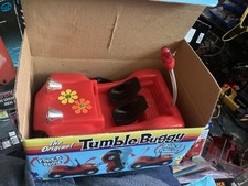 Original TUMBLE BUGGY Jeep Battery Operated Toy Car red new 