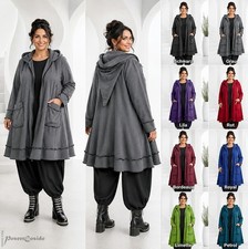 PoCo LAGENLOOK Fleece Jacke Kurz-Mantel 44 46...