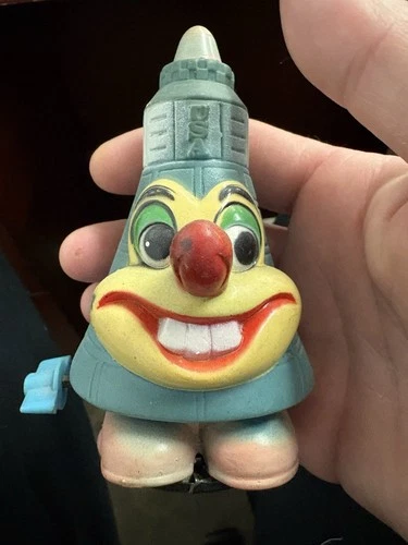 Marx Vintage Wind-up Astronaut and Saturn Rocket Toy Set 1969