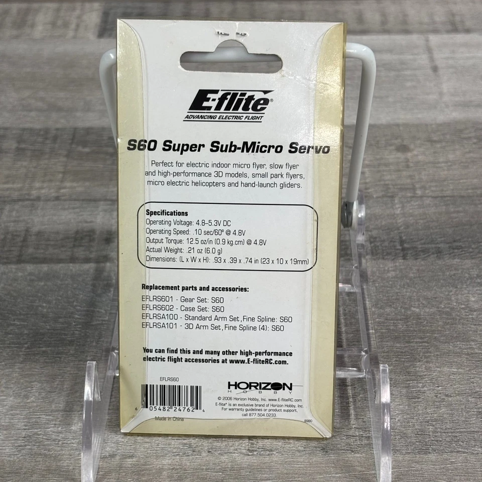 E-flite S60 Super Sub-micro Servo EFLRS60 - Image 4 of 4