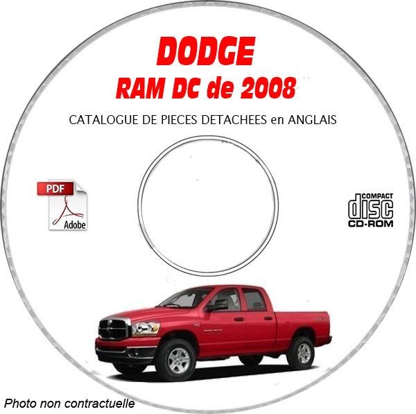 RAM DC 08 Catalogue Pieces CDROM DODGE Anglais pour l'identification des composants