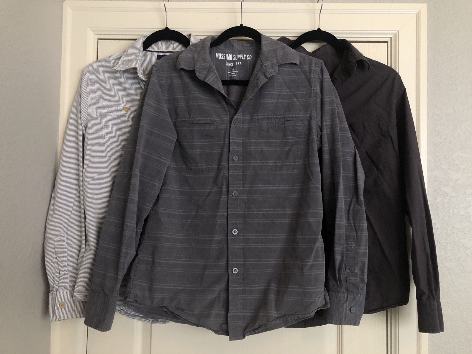 Gray Button-Up Shirts - image 1