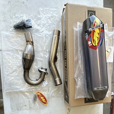 FMF Factory 4.1 RCT Titanium/Carbon Exhaust System-Kawasaki-KX 250F-17-20