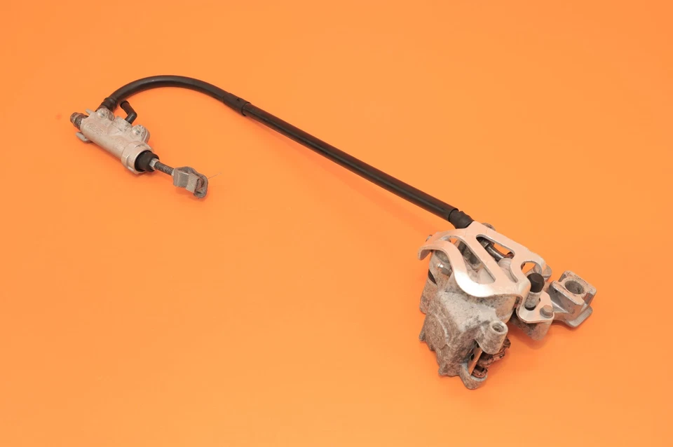 96-07 CR85R CR85 2003 OEM Pinza de freno trasera Soporte Cilindro maestro Manguera Palanca Foto 2 de 4