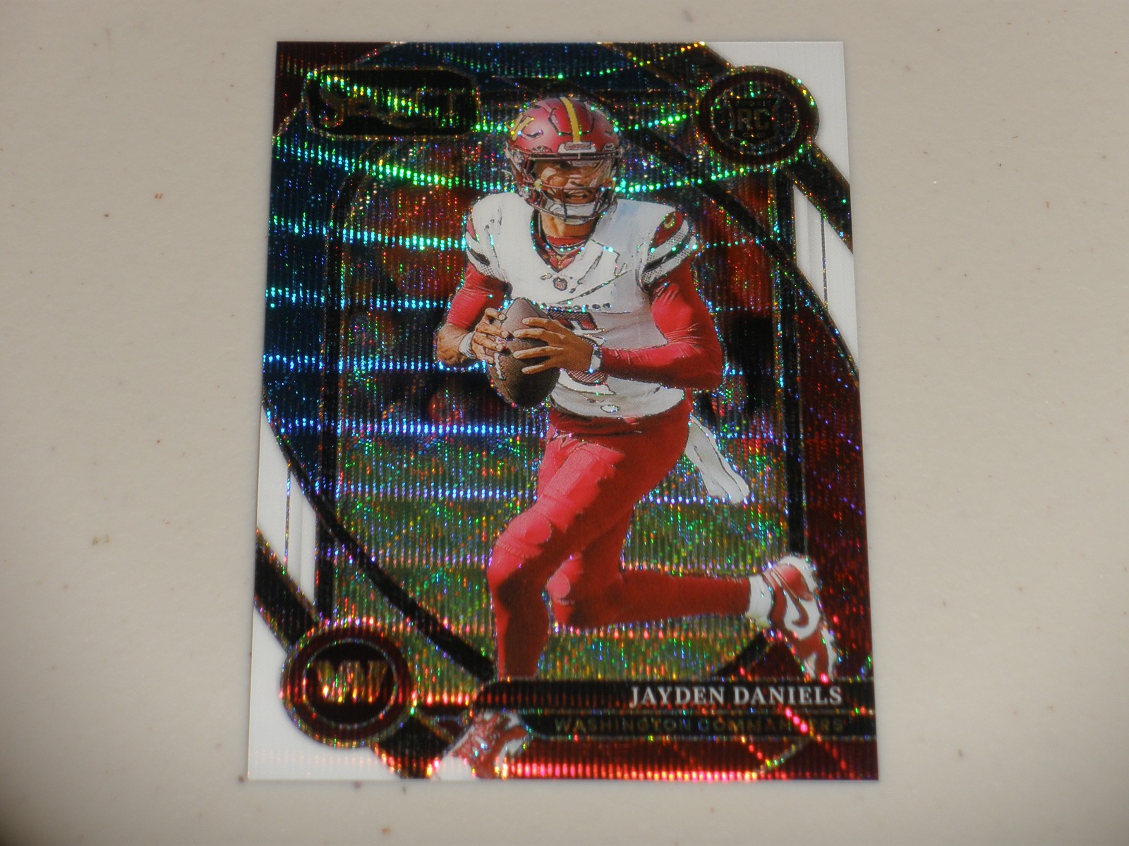 2024 Panini Select Club Level Tri Color Prizm #217 Jayden Daniels 056/149 RC